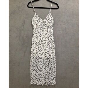 No Comment Mesh Butterfly Midi Dress Women's‎ Size Medium Bow Tie Romantic Fairy